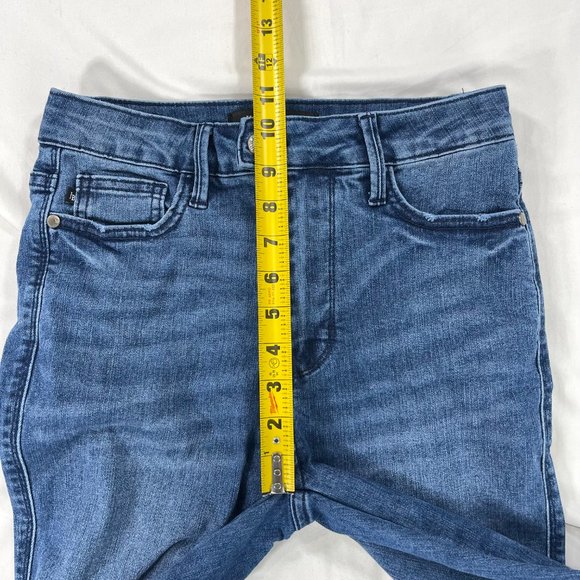 Judy Blue Jeans Women Size 3/26 Skinny Fit Mid Rise Dark Blue Denim Stretch - Picture 6 of 12